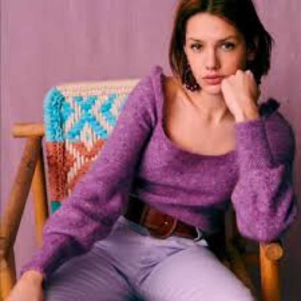 EUC Sezane Mila Jumper in Mauve